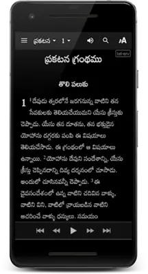 Telugu Audio Bible (తెలుగు ఆడి android App screenshot 0