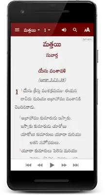 Telugu Audio Bible (తెలుగు ఆడి android App screenshot 2